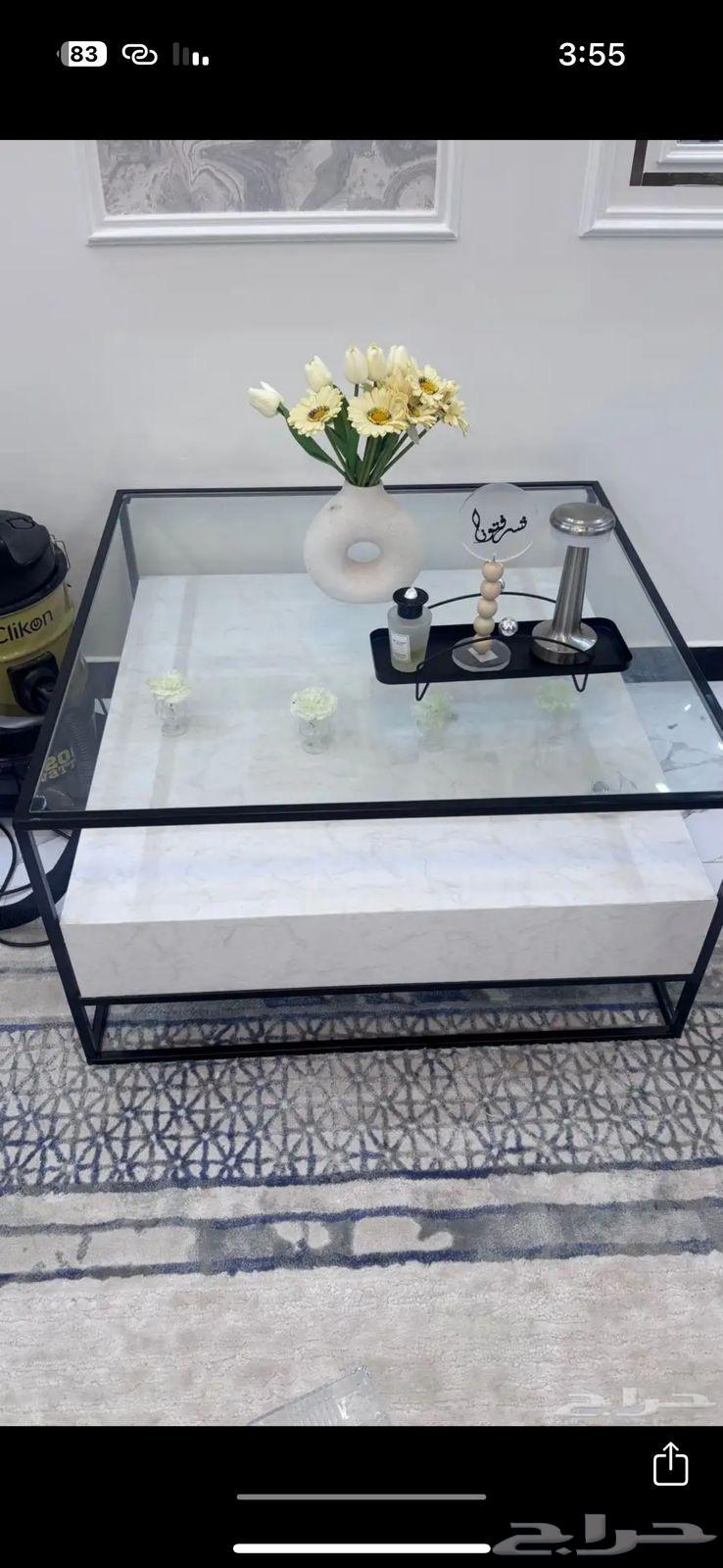 طاوله زجاج دورين64528012289153110