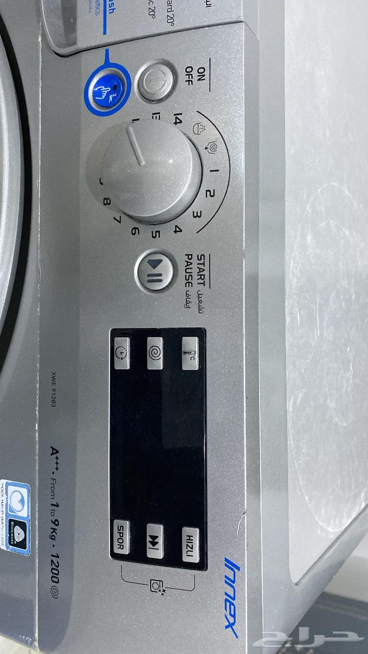 غسالة 9 كيلو بحاله ممتازه64531659983617110