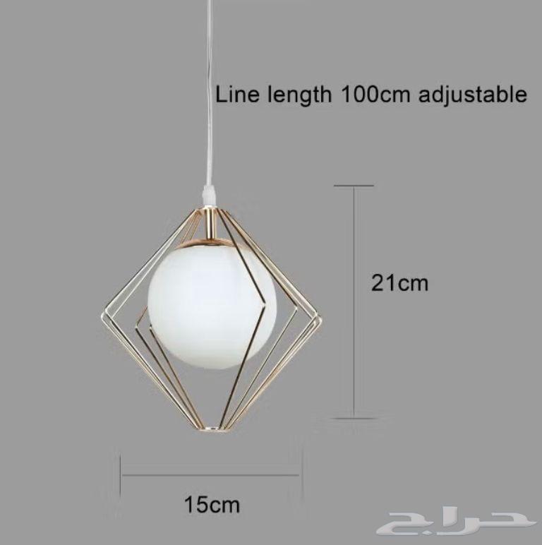 نجف مودرن ذهبي E27 1L64533832382593110