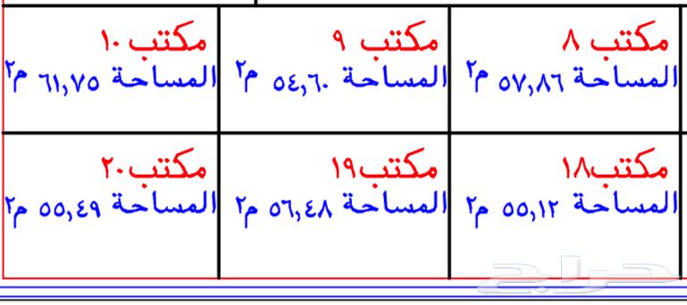 مكاتب إدارية للبيع بطحاء قريش ب320 فرصة نادرة مساحات مختلفة64144468466178111