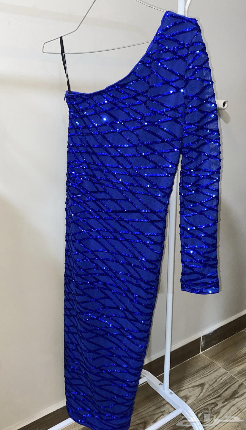 Elegant blue evening dress, unused, size medium64527748086275112