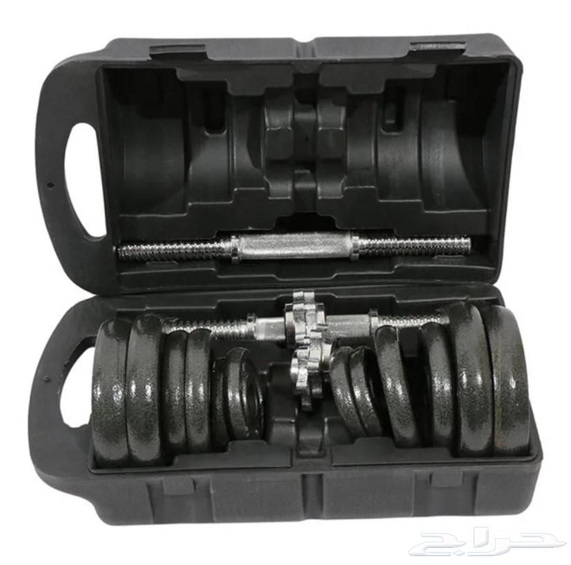 اثقال حديد دامبل 40 كيلو - بار64534099421697110