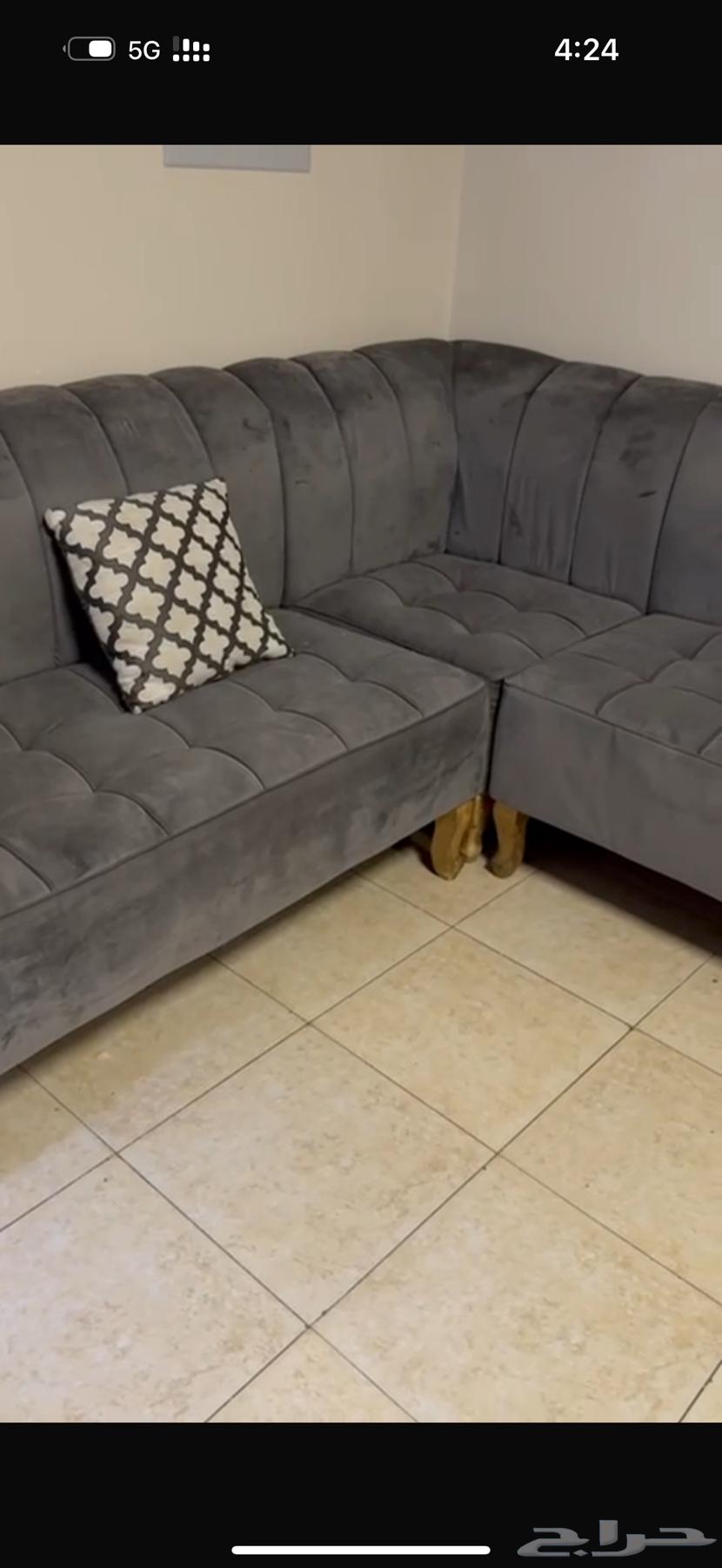 مجلس كنب للبيع معى طاولة مع مكنسة كهربائية ودفاية64531505349505110