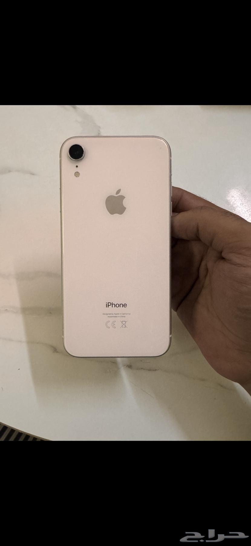 ايفون اكس ار لون ابيض نظيف جدا لم يدخل الصيانه كرتونه موجود64530840711041113