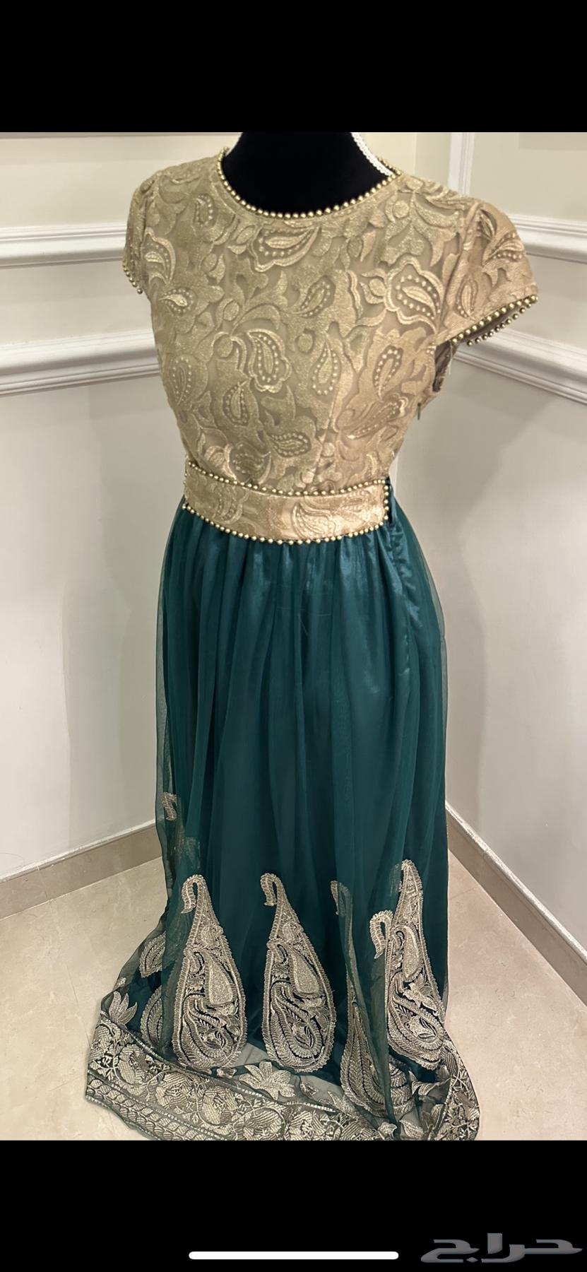 فستان ملكة حناء جلوة مستخدم مرة واحدة فقط للبيع64528464675459110