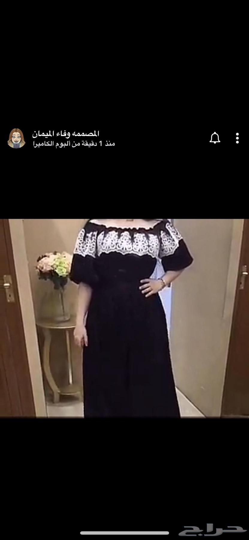 فستان من المصممة وفاء الميمان جديد64531986161282110