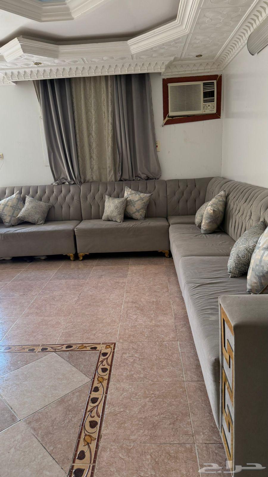 L-shaped sofa with tables64531182263041113