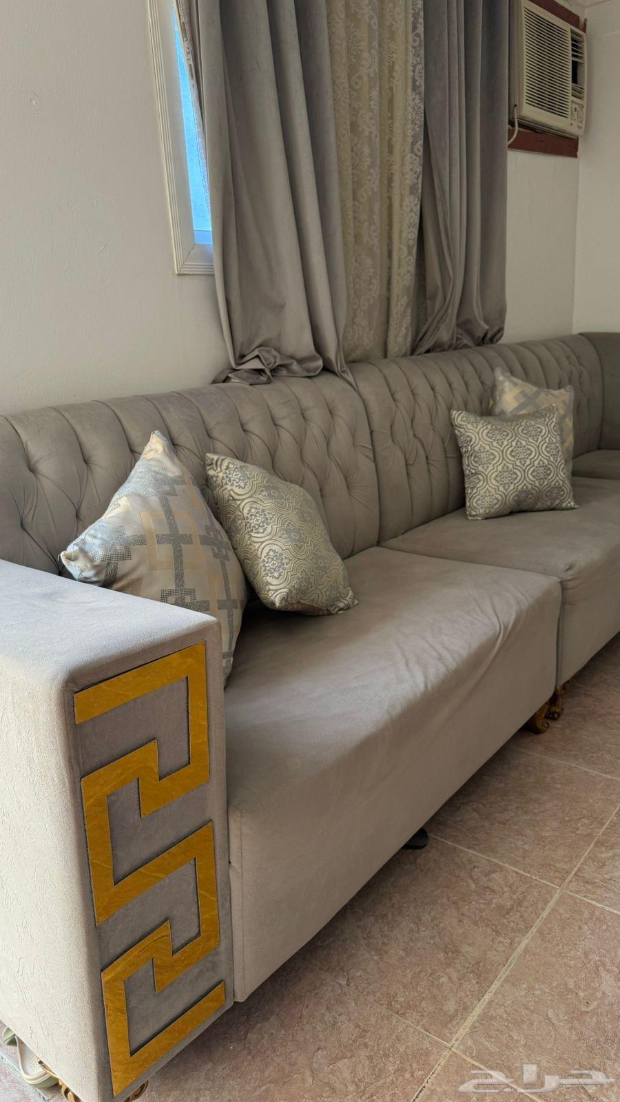 L-shaped sofa with tables64531182263041111