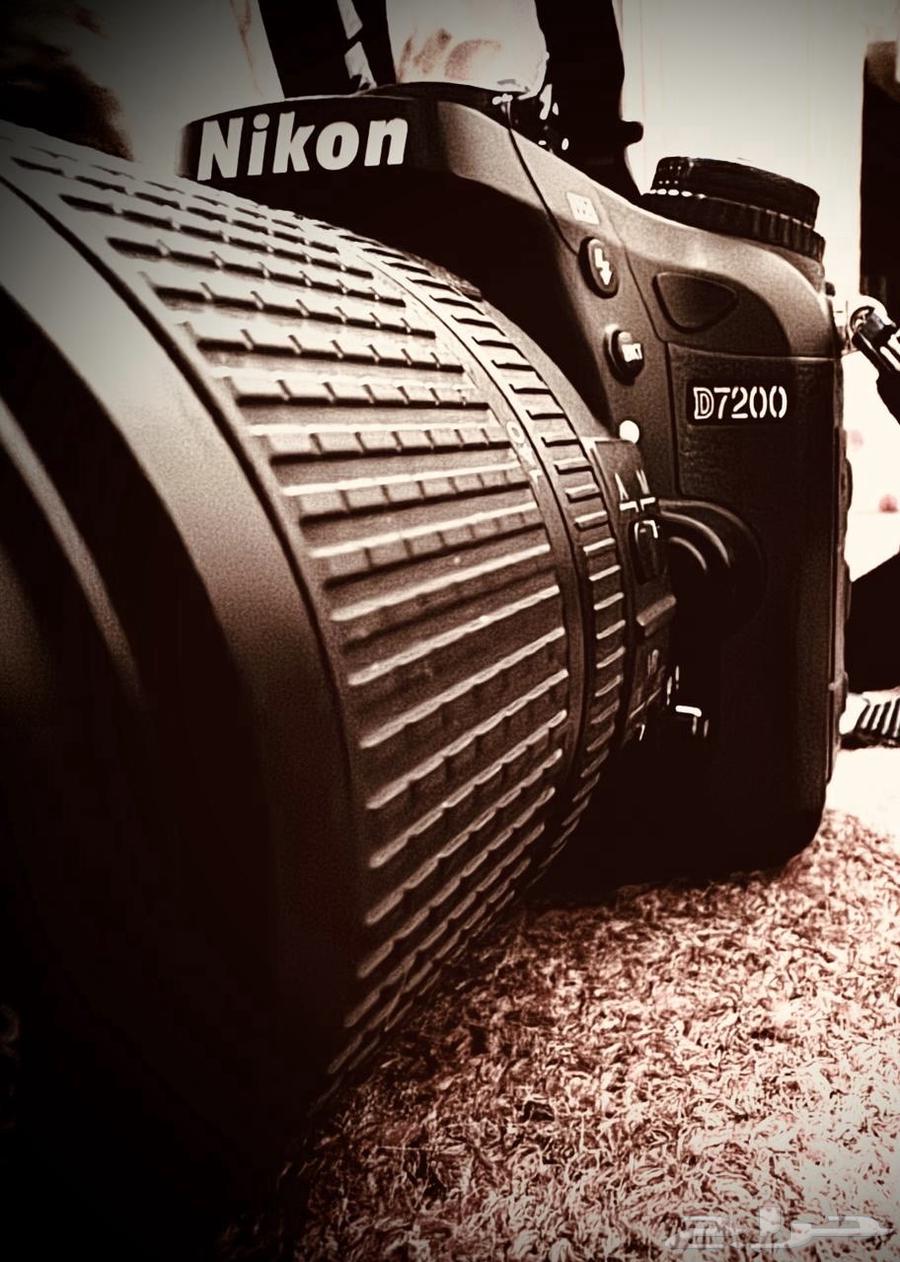 كاميرة نيكون احترافية D7200 مع كامل ملحقاتها64533691414273111