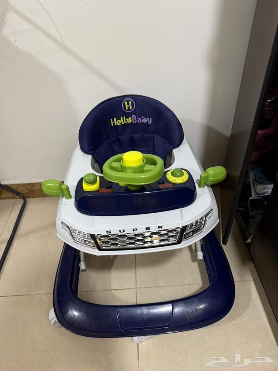 Baby stroller used for only one month, final price 70 riyals64532353614337111