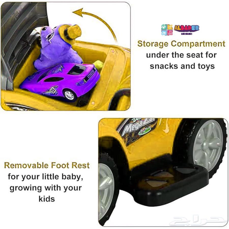 سيارة دف عصا مع حواجز للاطفال - سياره ركوب للأطفال بموسيقى64542359469825111