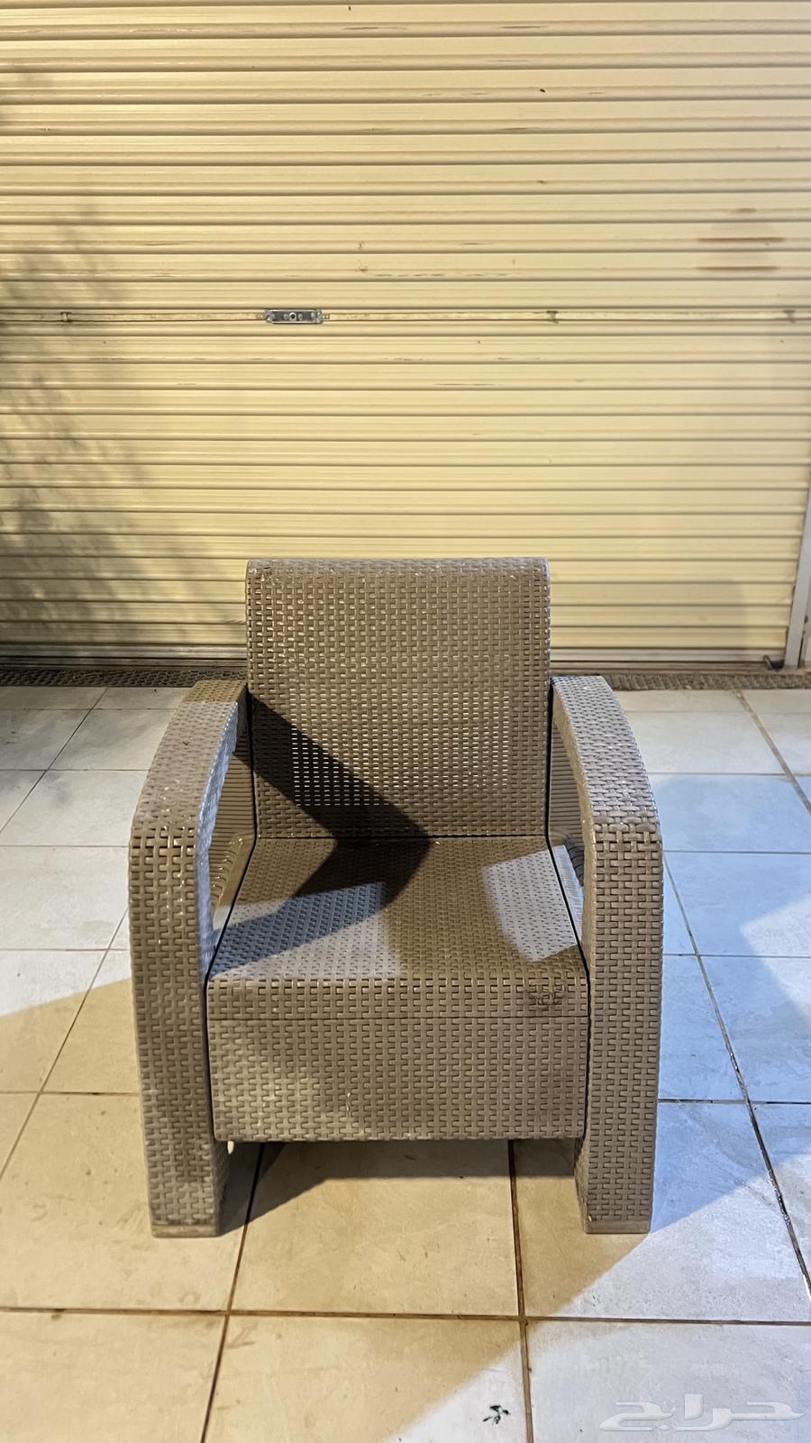 Outdoor seating chairs and serving table64541508612865111