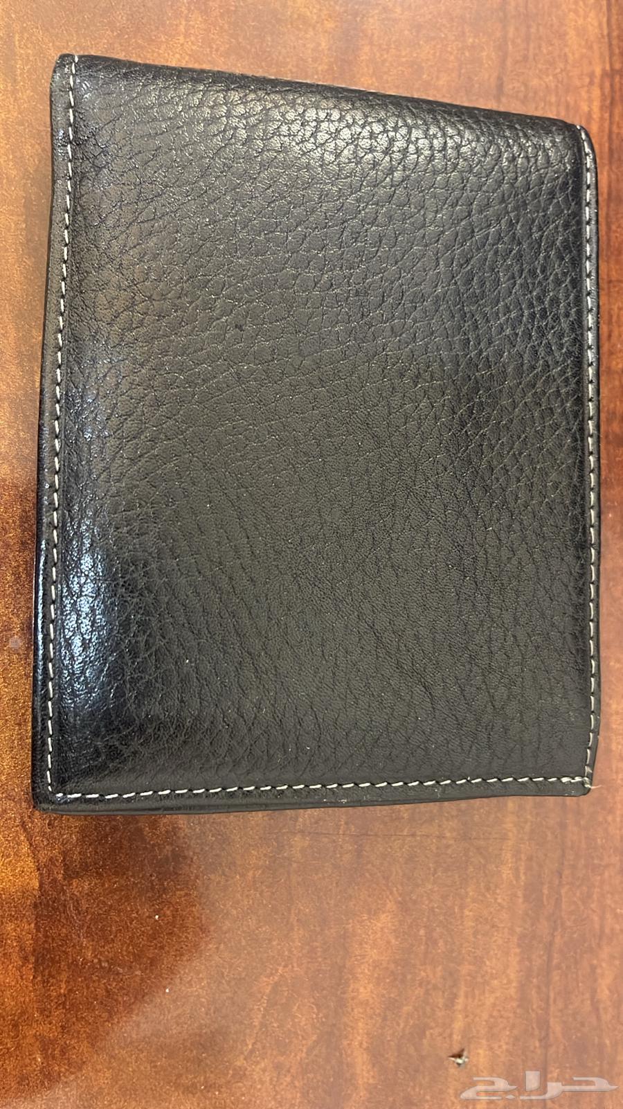 محفظة رجالية جلد أصلي لون أسود64540836926978111