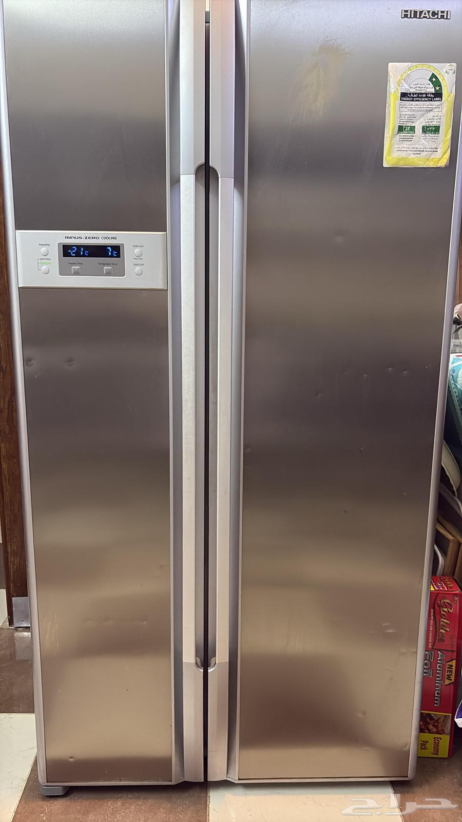 ثلاجه بابين هيتاشي للبيع64535411930241111