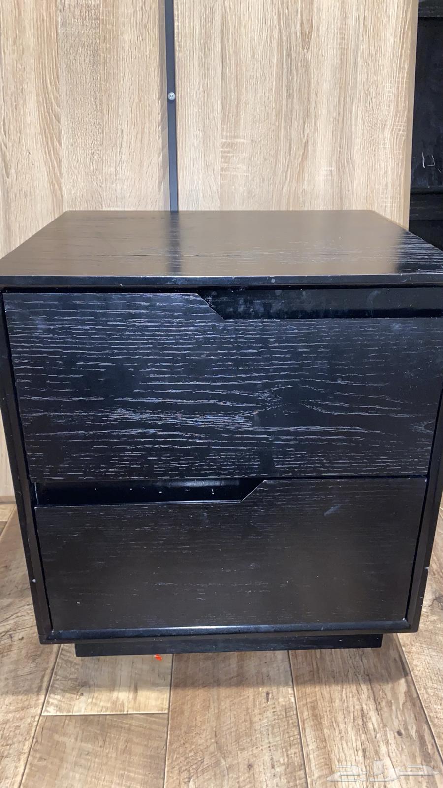 سرير  كمدين تسريحه واللون اسود64539939045378114