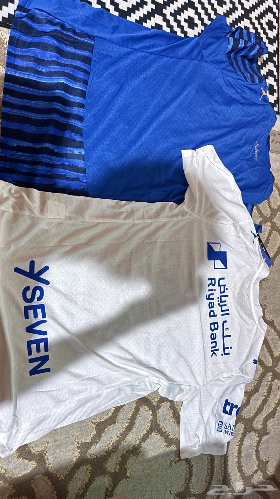 تيشرت الهلال ابيض والازرق64543097017089113