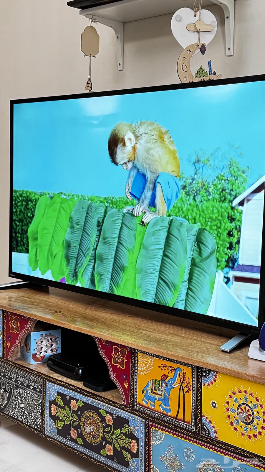 تلفزيون شاشة 55 بوصة 4k toshiba مع قطعة شاومي64536237951491110