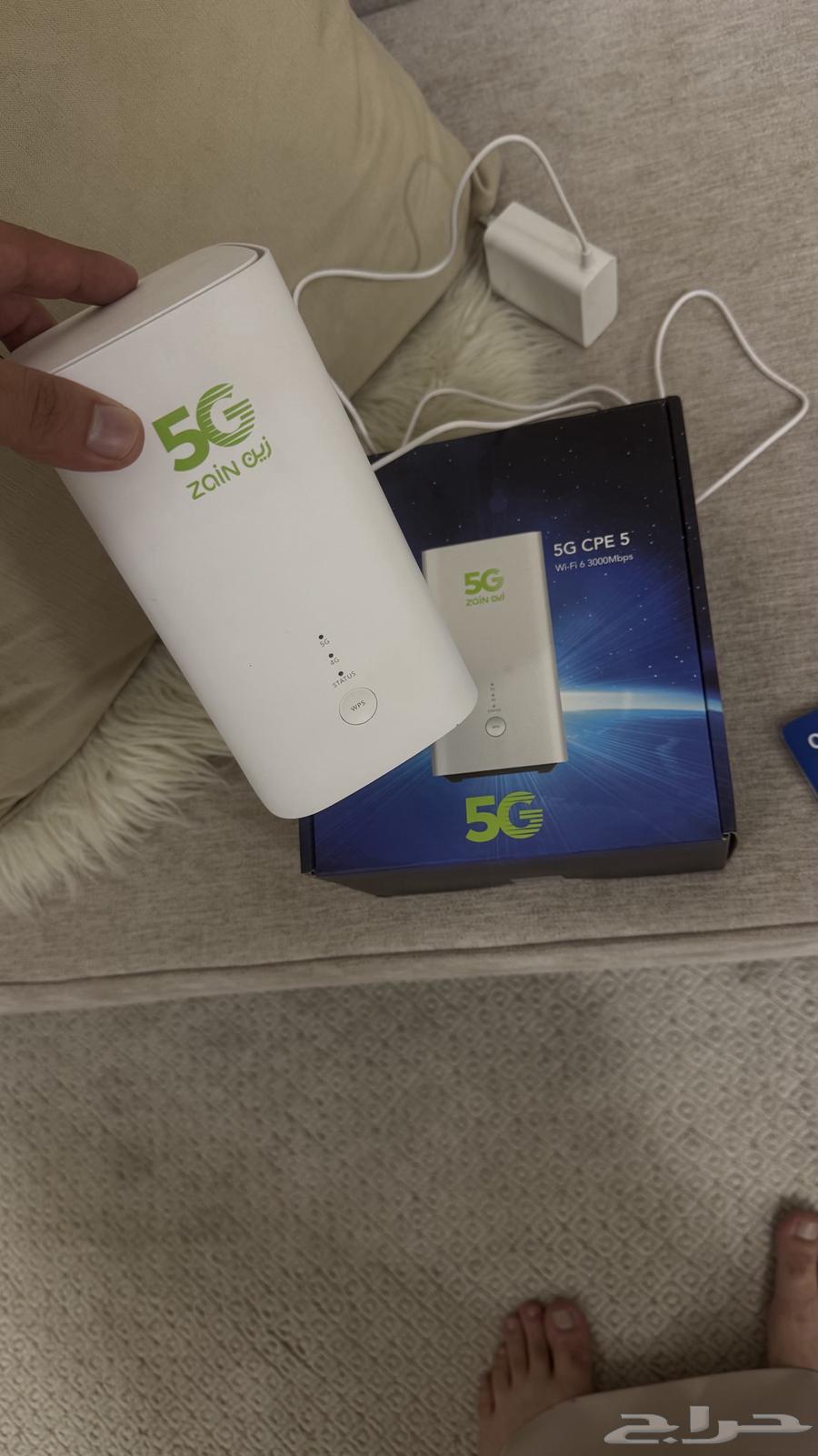 Zain 5G WiFi modem for monthly rental64541579866754110