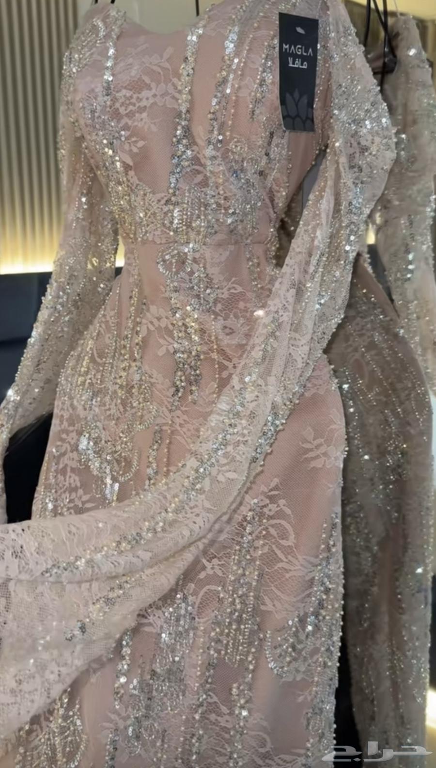 فستان حفل للبيع لبس مره واحده64535380808579110