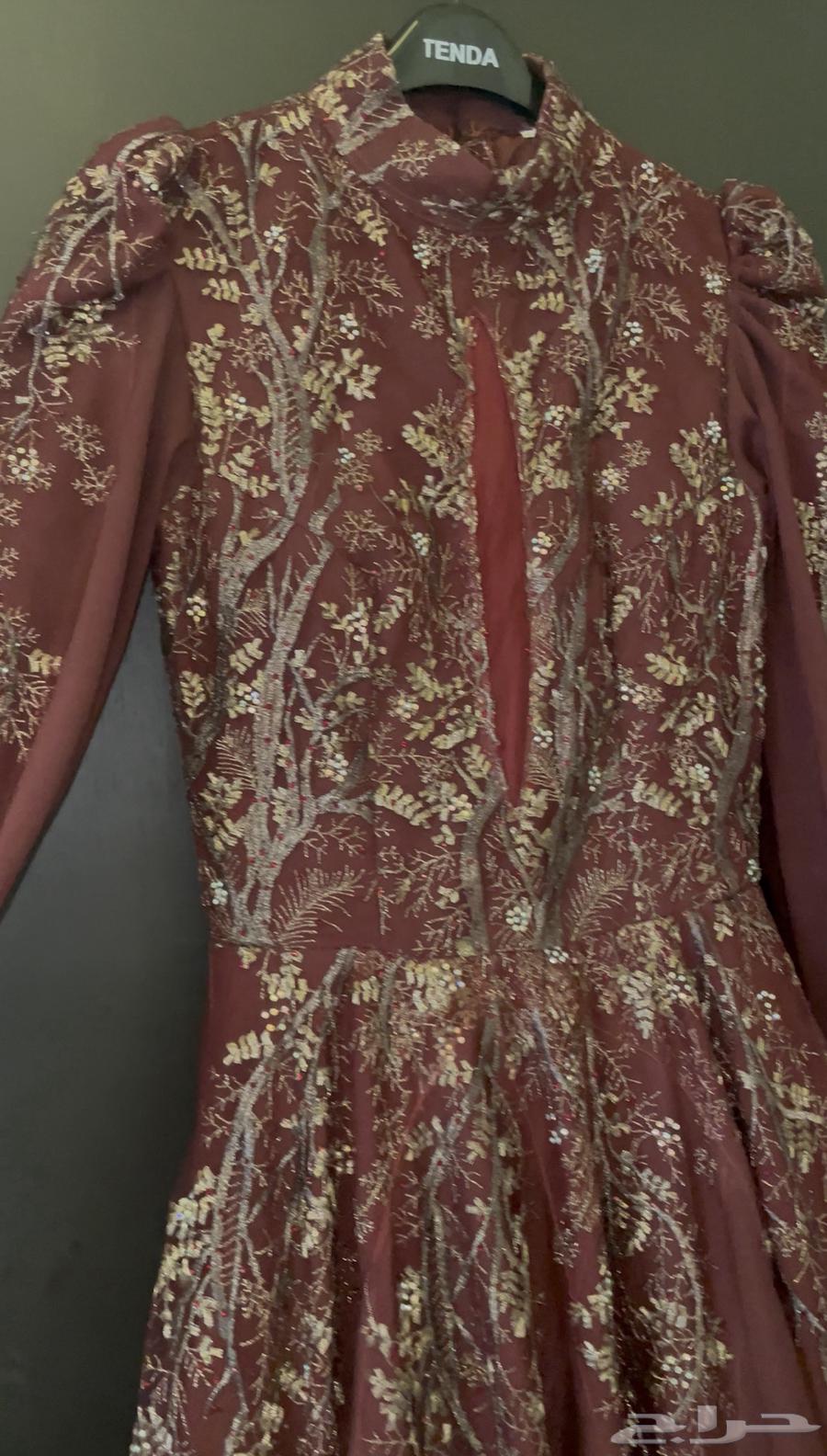 فستان ساتر سهرة للبيع لبس مره وحدة64536989426819111
