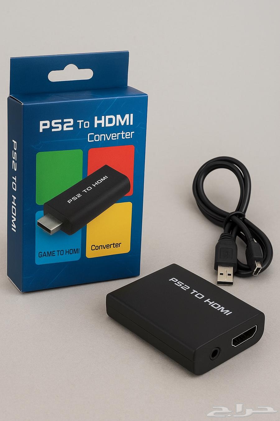 قطعة محول من أسلاك الوان الى HDMI ( سوني 2 )64536599198465110