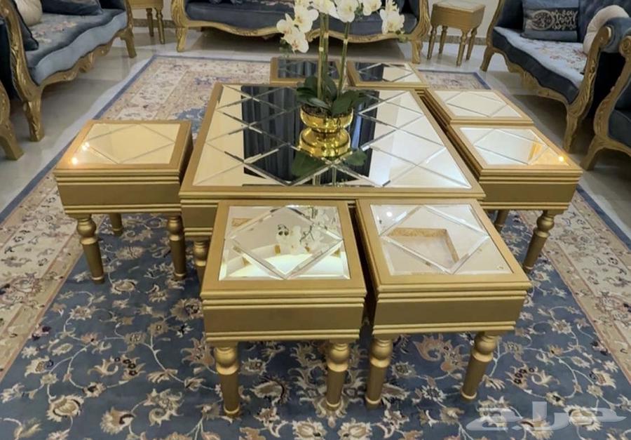 Coffee table with 9 serving tables64543096936450110