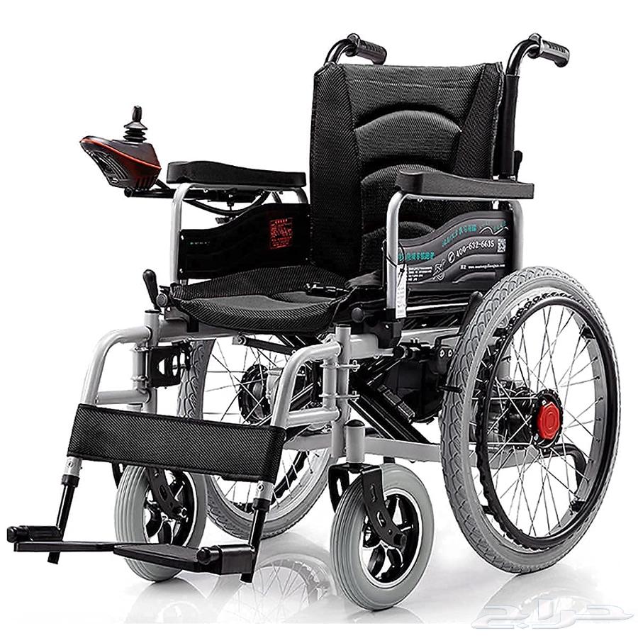 كرسي متحرك كهربائي يتحمل الوزن 150 كيلو وسهل الاستخدام64536753485826111