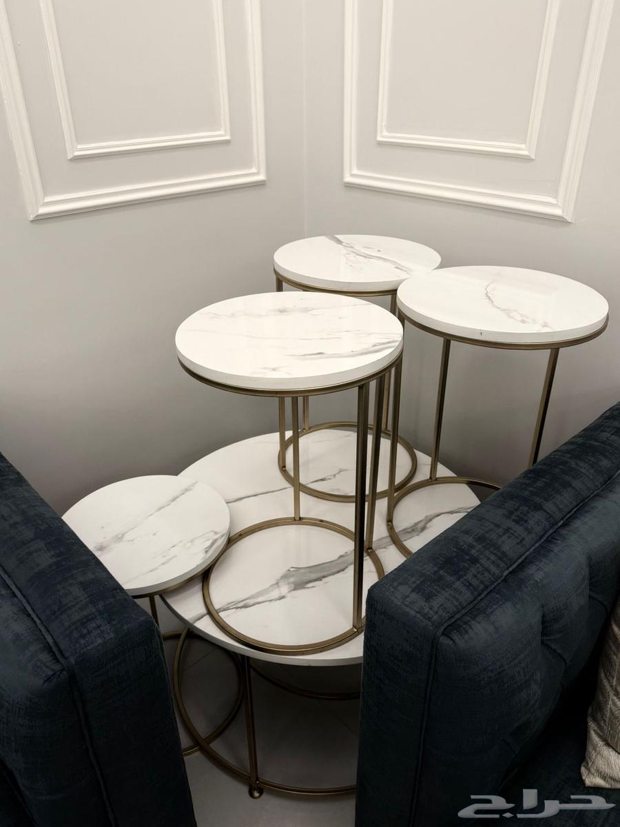 طاوله رخام وحديد64537338114434110