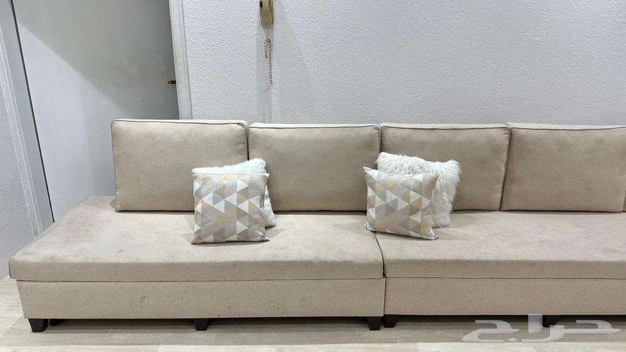 Semi-new sofa with strong wood 3 in 464538471744771111