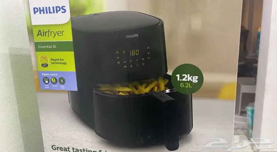 قلاية هوائية الكترونية فيليبس حجم كبير64541522916994111