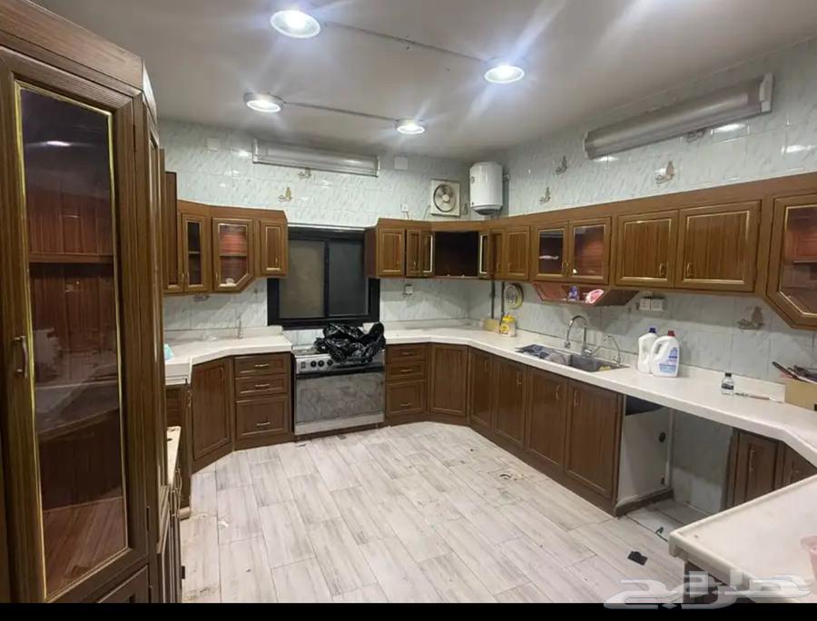 مطبخ كامل خشب والمانيوم مع مجلى مع فرن مع سخان64539924673411110