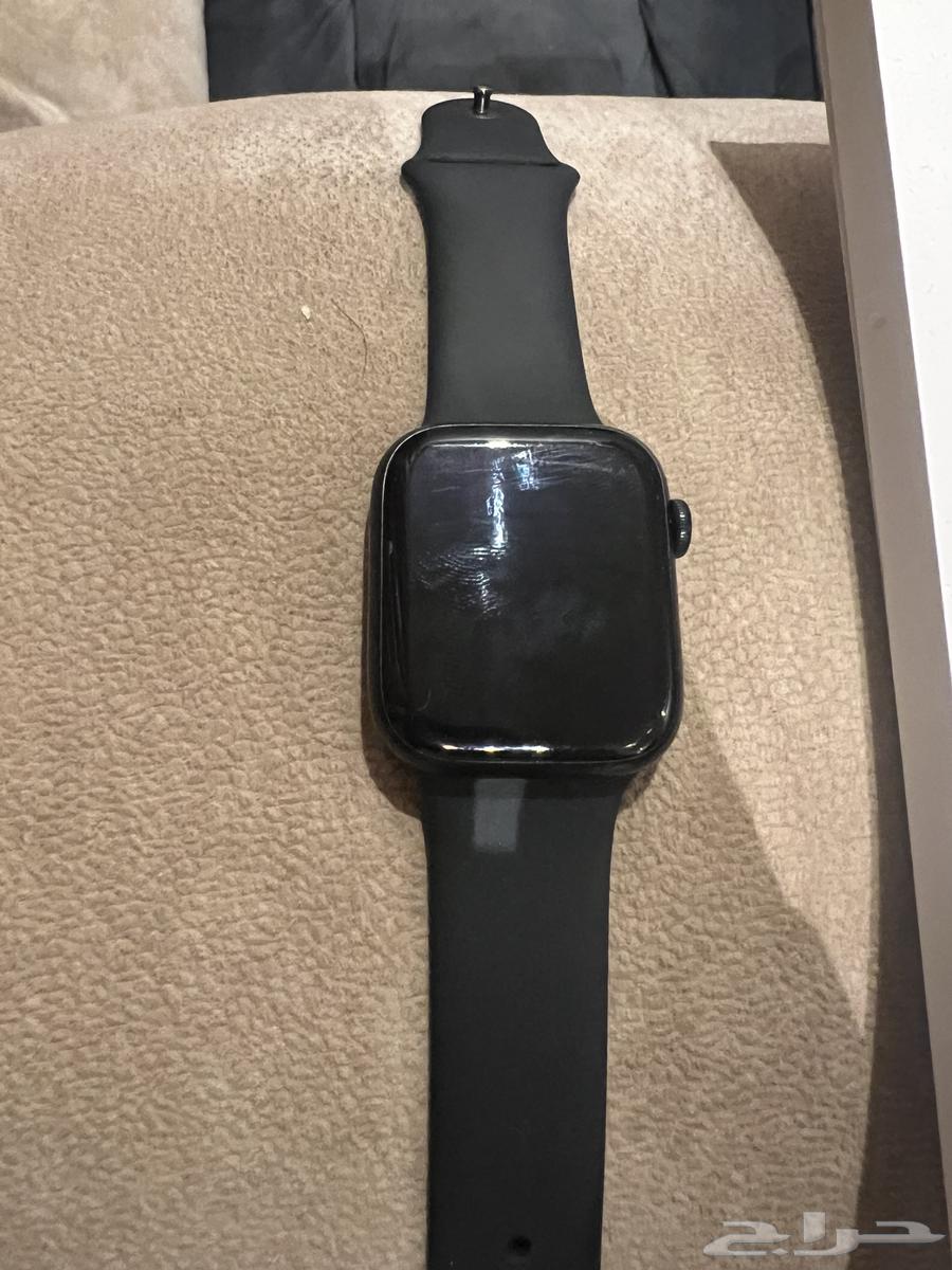 ساعة ابل الجيل التاسع نظيفه جدا لون كحلي64535848042242112