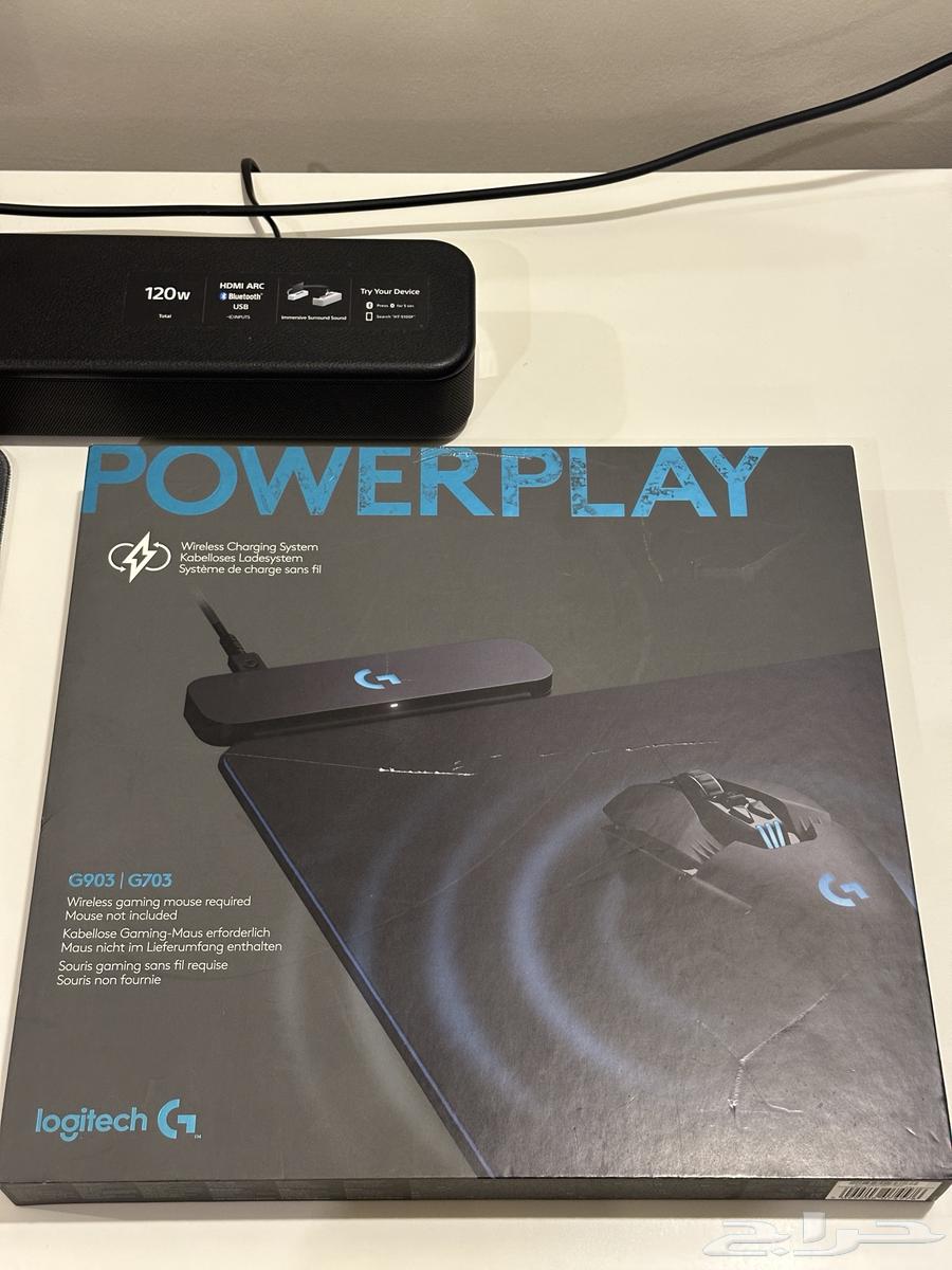 للبيع (ماوس وماوس باد لاسلكيي وكيبورد) من لوجيتك نظيفة جدا64535364752257114