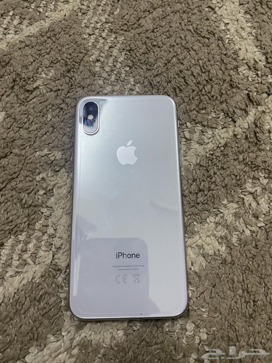 جوال ايفون x جديد بس منكسر الحمايه 60064541464256641110