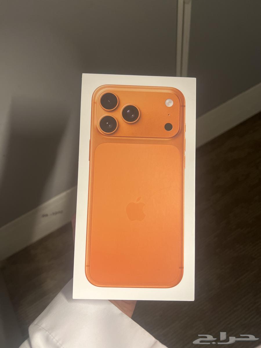 ايفون 17 برو ماكس 256 برتقالي كوني ضمان حسابات العرب.64537407654147111