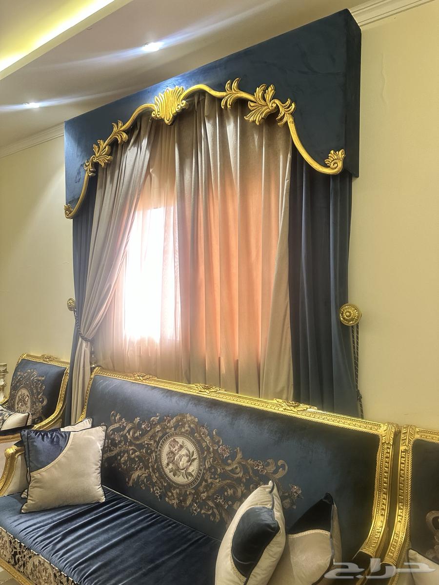 كنب مجلس استخدام نظيف جدا  4 قطع كبيره و 2 كراسي و ستاره64537965592707113