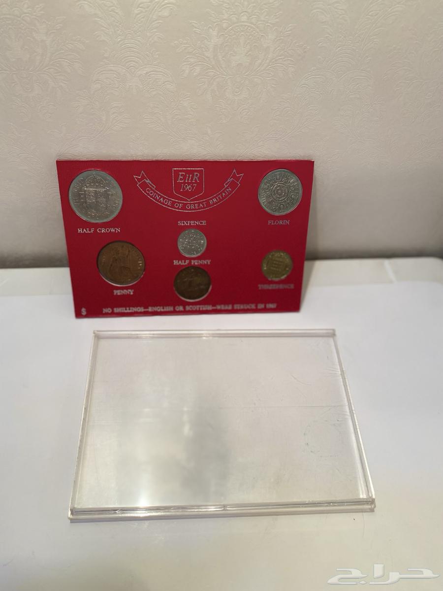 مغلف عملات معدنيه بريطاني 1967م تراث قديم للبيع64434100777090112