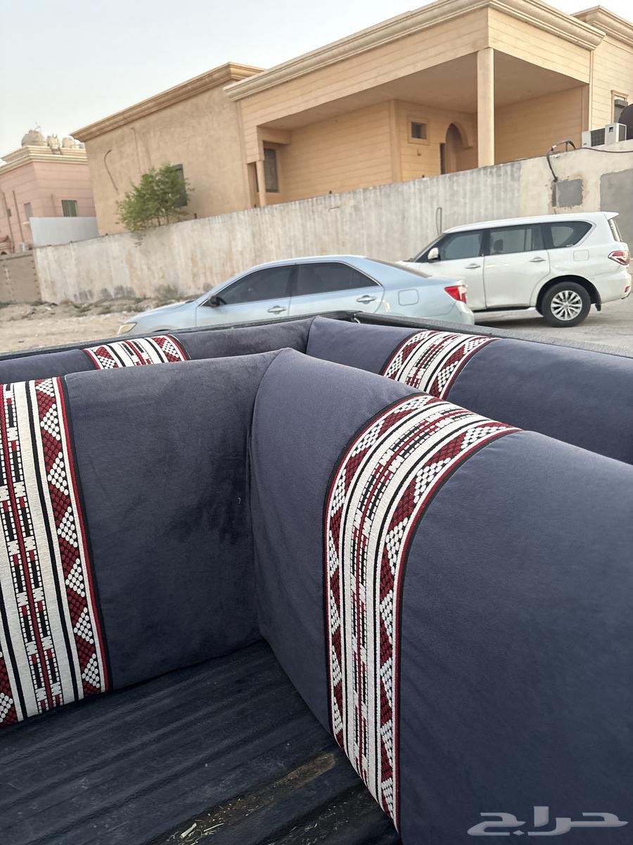 5x6 floor seating set with four cushions and two corners64540623769731111