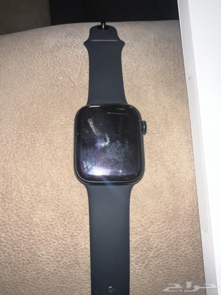 ساعة ابل الجيل التاسع نظيفه جدا لون كحلي64535848042242113
