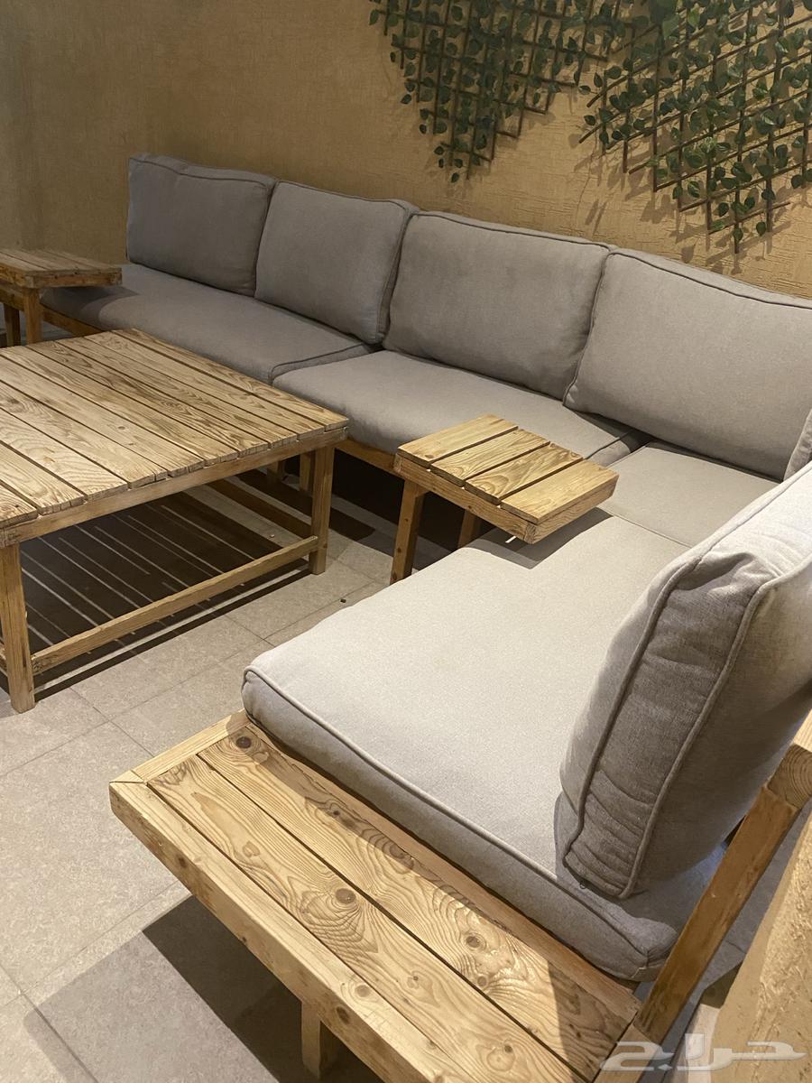 كنب زاويه مستعملنضللب مع جلسة خارجية64539953373314112