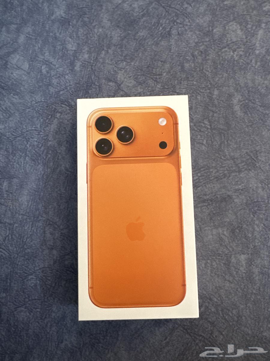 ايفون 17 برو ماكس 256 برتقالي جديد64540010761730110