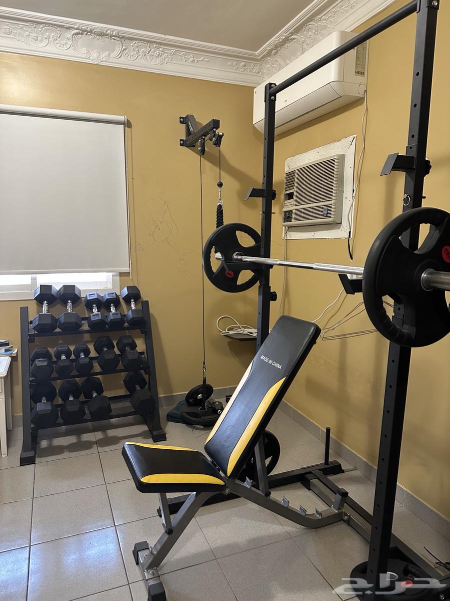 جيم منزلي home gym (اثقال  حديد  معدات)64542317349891112