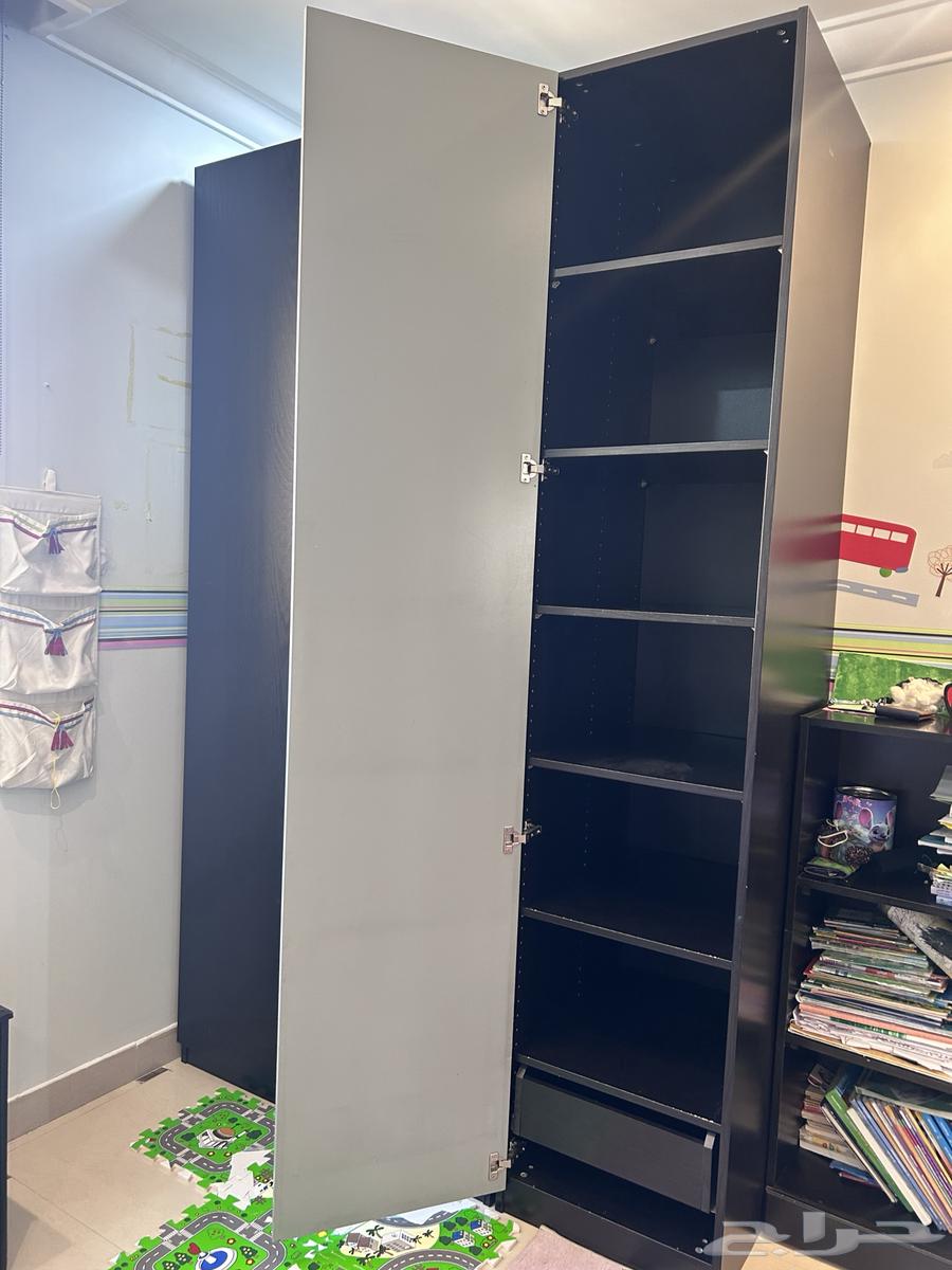 دولاب درج ايكيا اسود ملابس64537183922691111