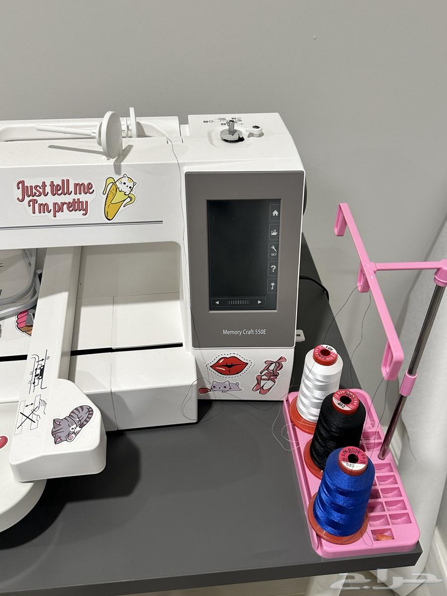 ماكينة تطريز نوع جانومي بجميع اغراضها وكرتونها64539711984770110