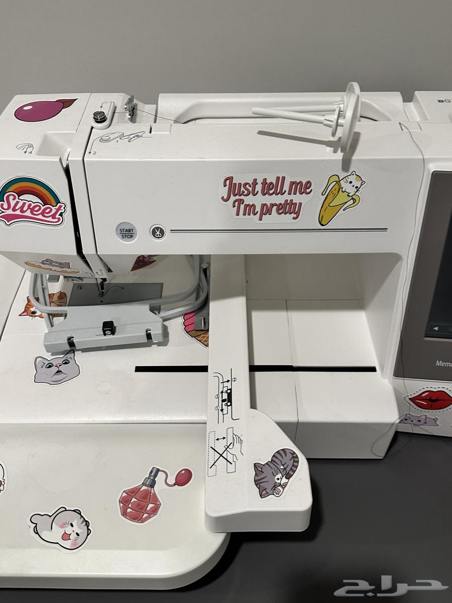 ماكينة تطريز نوع جانومي بجميع اغراضها وكرتونها64539711984770112