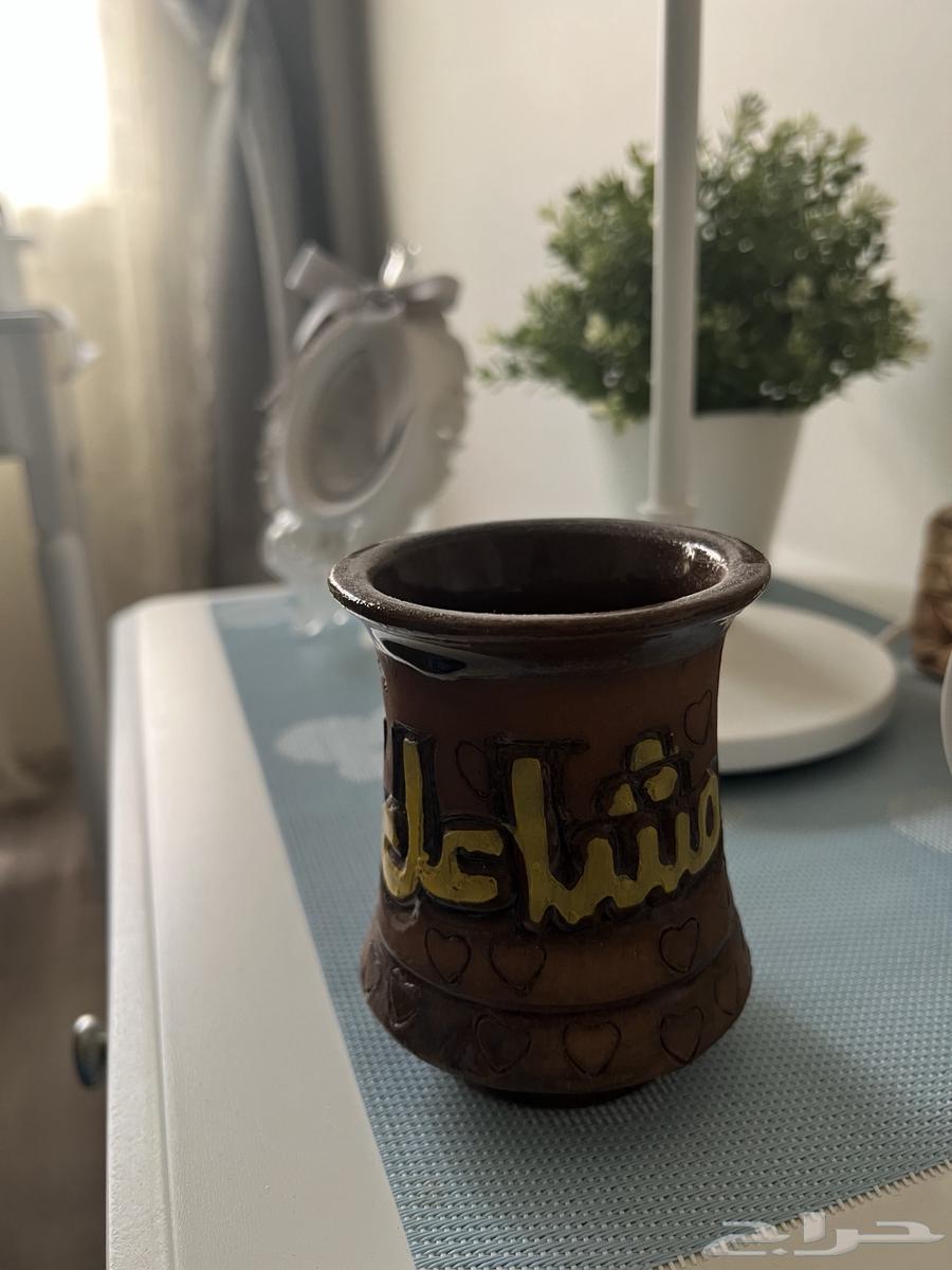 كوب فخار منقوش بإسم مشاعل64536961583618110