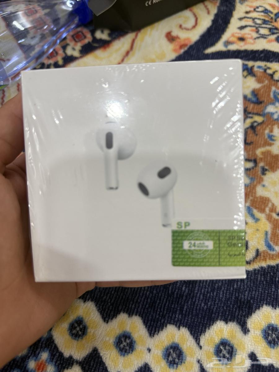 ابل ايربودز   - جديد بغلافه Apple شبيه الأصلي -64540765937537110