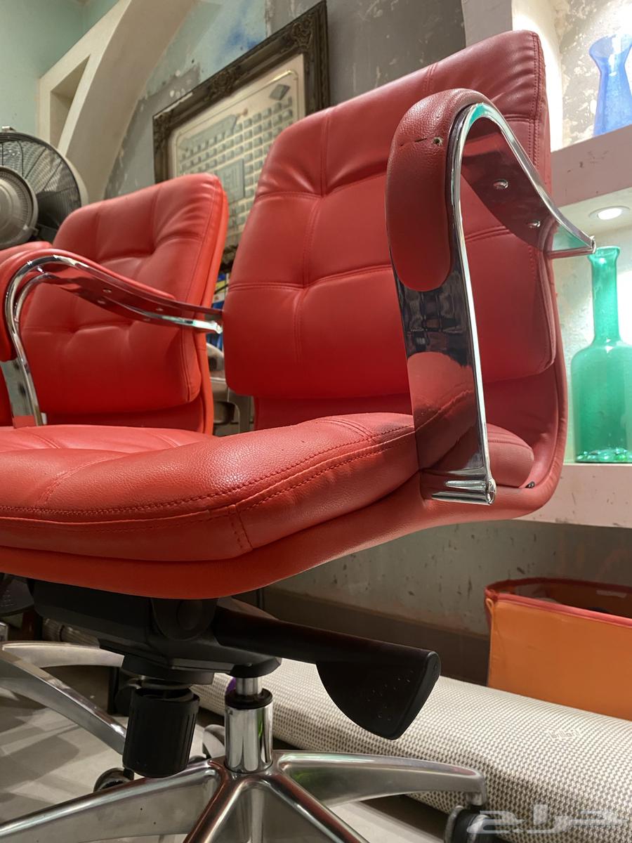 كرسي مكتب متحرك (حبتين)64539130256131111