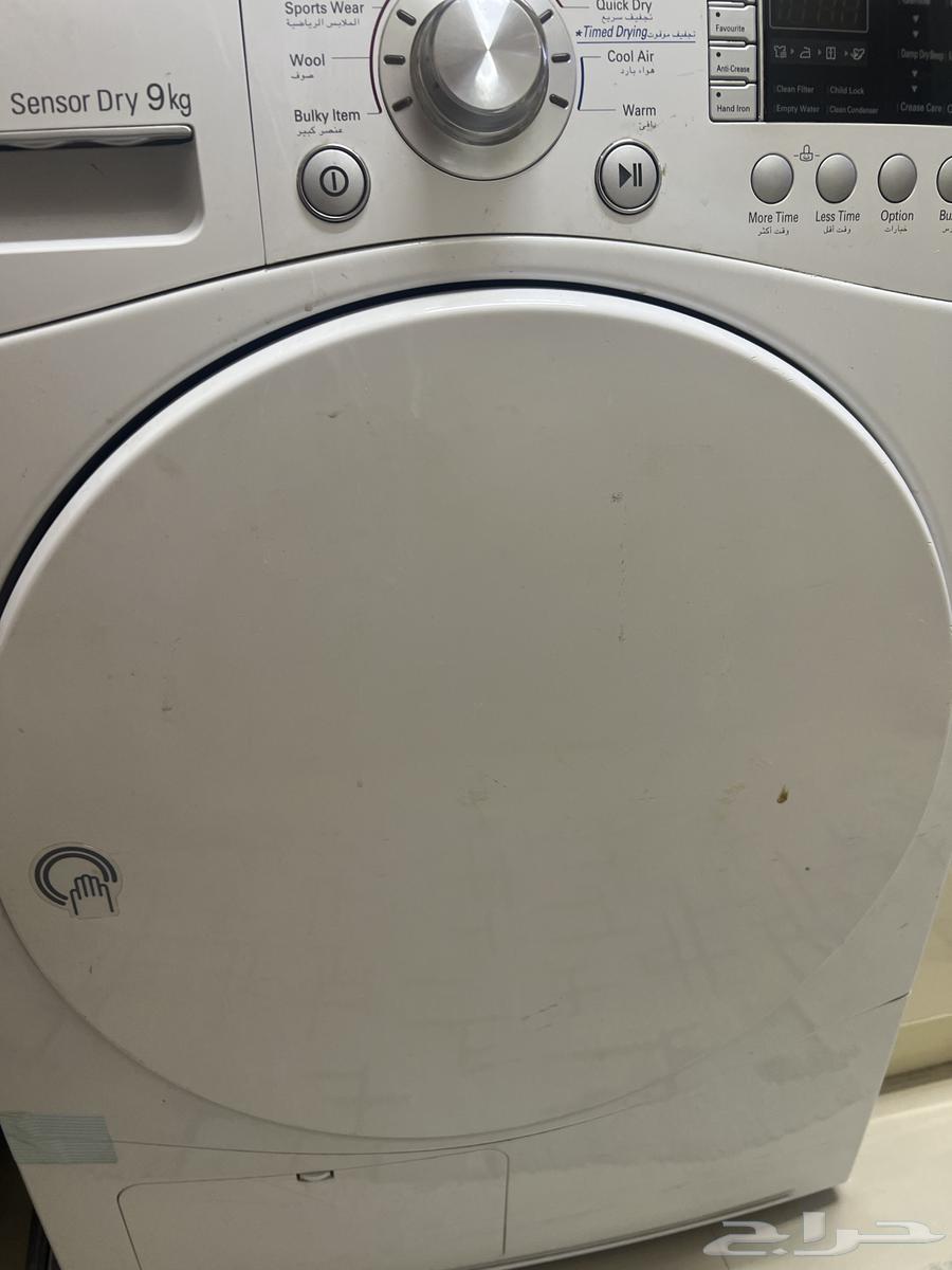 مجفف ال جي 9ك جديد وغساله ال جي 8k64537379912833110