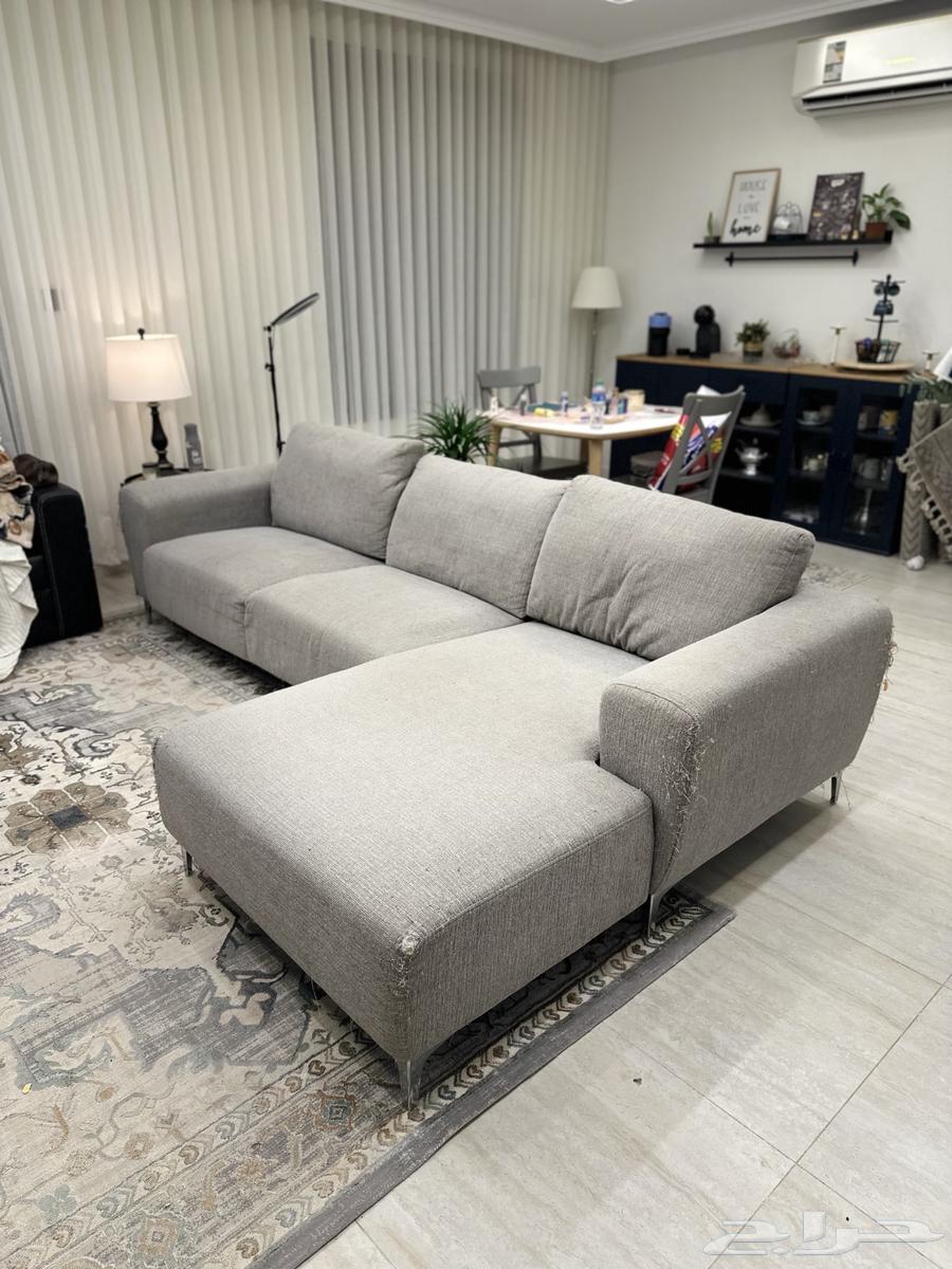 كنبة رمادي للبيع64540666714755114